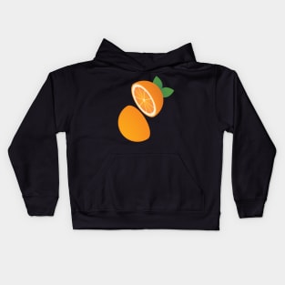 Orange slice Kids Hoodie